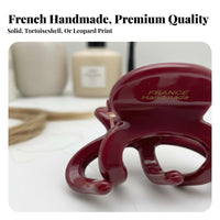 French Design Hair Grip Long-Lasting Small Hair Grip Mini Tentacle Jaw Hair Grip for Women, Hairstyling