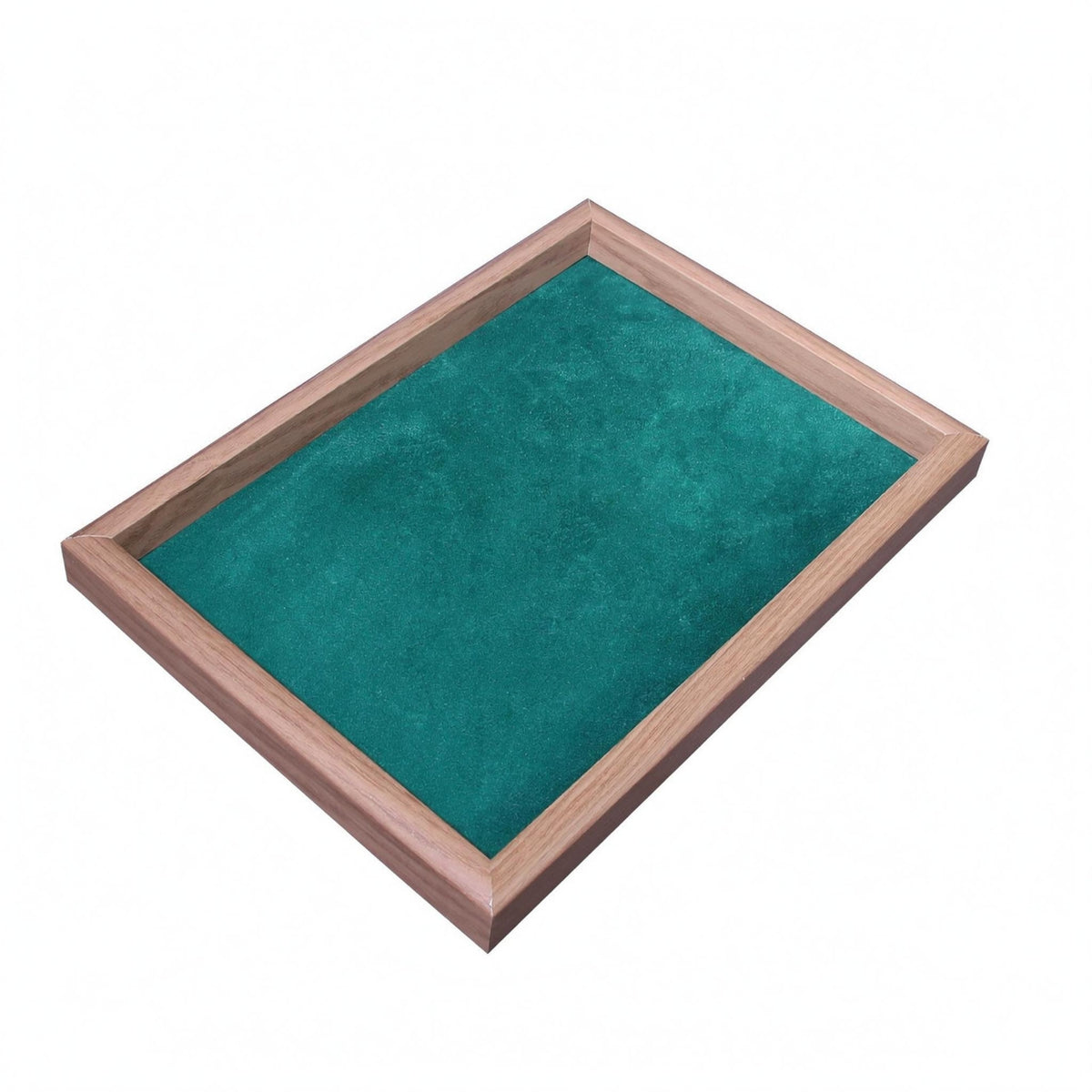 Jewelry Display Tray Rectangular Home Organizer Velvet Velvet-Lined