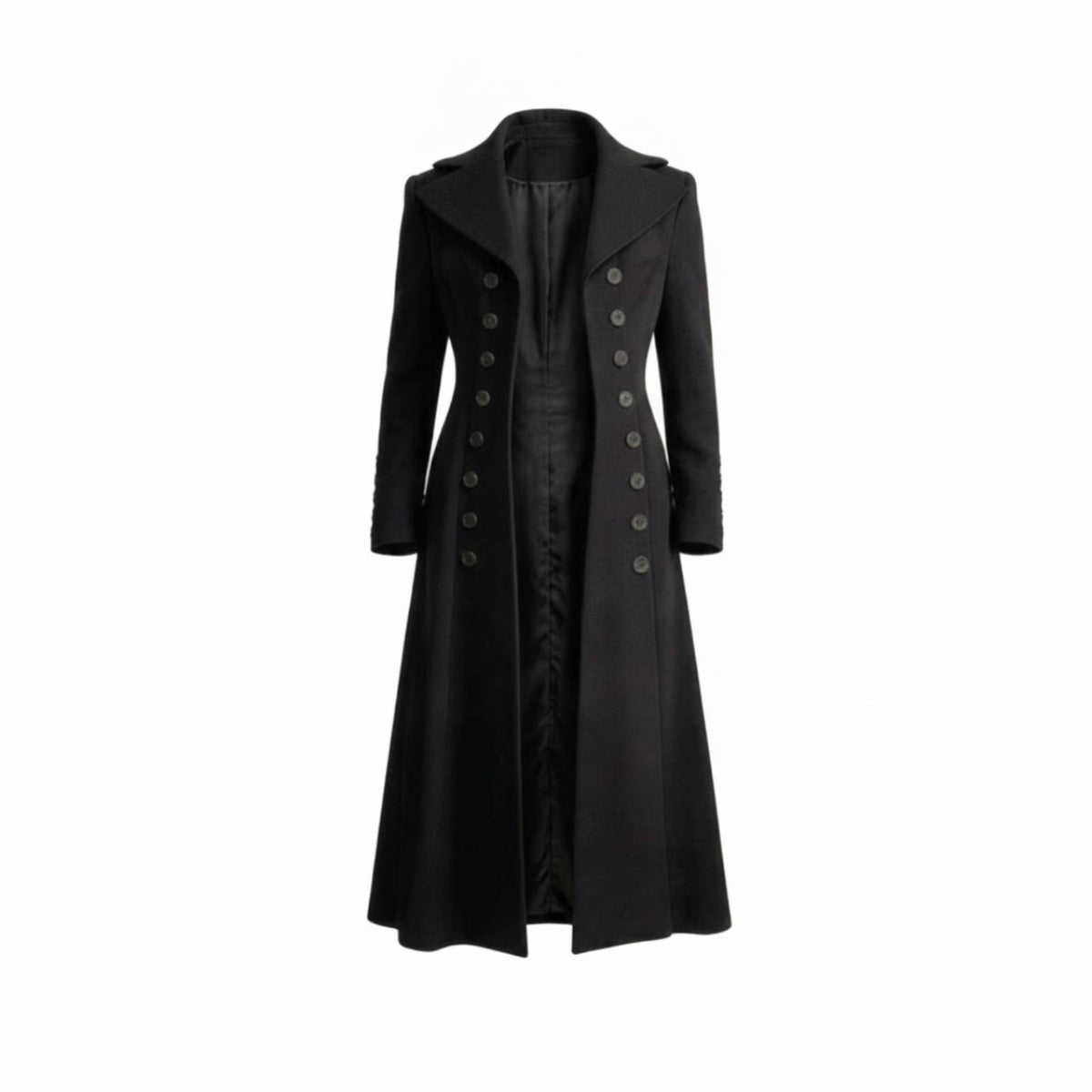 Double-Breasted Coat Tailored Overcoat Retro for Cosplayers