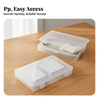 Small Clear Plastic Box Multipurpose Mini Storage Box Lightweight for Craft Room