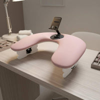 U-Shaped Nail Arm Rest Ergonomic Design Double Hand Manicure Cushion