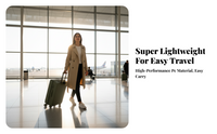 Expandable TSA-lock PC suitcase