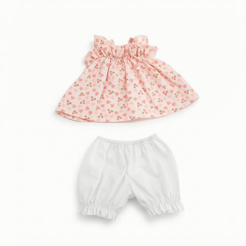 Doll Dress with Bloomers Sleeveless 60cm Doll Clothes Ruffled for Shelf Display