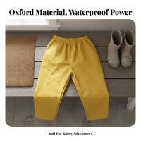 Mud Proof children's Rain Trousers Wear-Resistant Kids Waterproof Overpants Long-Lasting for Toddlers, Boys, Puddle Jumping, Outdoor Play