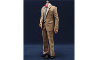 1:6 Scale Doll Suit Bow Tie Action Figure Clothing Set Dark Belt Toy Apparel