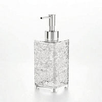 Pump Bottle Textured Container Clear for Countertop, Kitchen