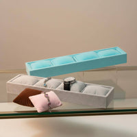 Luxurious Jewelry Display Tray Scuff Protection Watch Pillow Display Case Bracelet Storage Organizer Great Gift for Drawer