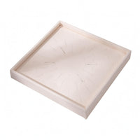 Square Jewelry Display Tray Recessed Top Band Display Tray Textured