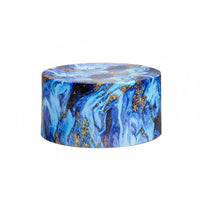 Round Display Pedestal Elevated Round Showcase Plinth Sturdy for Retail Sellers