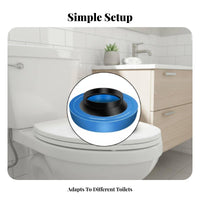 Toilet Bowl gasketing gasket Thickened Design non-waxnon-waxless Toilet gasket Universal Fit