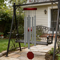 Metal Wind Chime Gift Hanging Wind Bell Rustic Design for Balcony