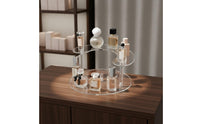 Transparent Perfume Display Rack Desktop Acrylic Riser Stand Easy to Clean