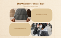 Women's Knit Beanie, Slouchy, Warm, Relaxed, Autumn