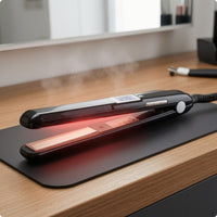 Electric Hair Straightener 90 X 26 Mm Plates Flat Iron Built-in Display