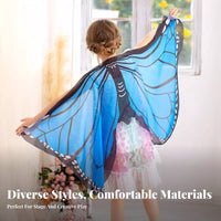 capeed Shawl with view covering Easy to Wear capeed Shawl Set long-finaling for Halloween