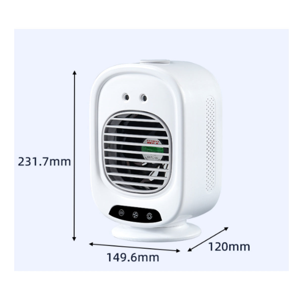 Desktop Mist Fan 3 Speed Portable Misting Fan Quiet Function for Office Workers