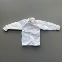 1/6 Scale Doll Shirt Pointed Collar Toy Clothing Plain Design