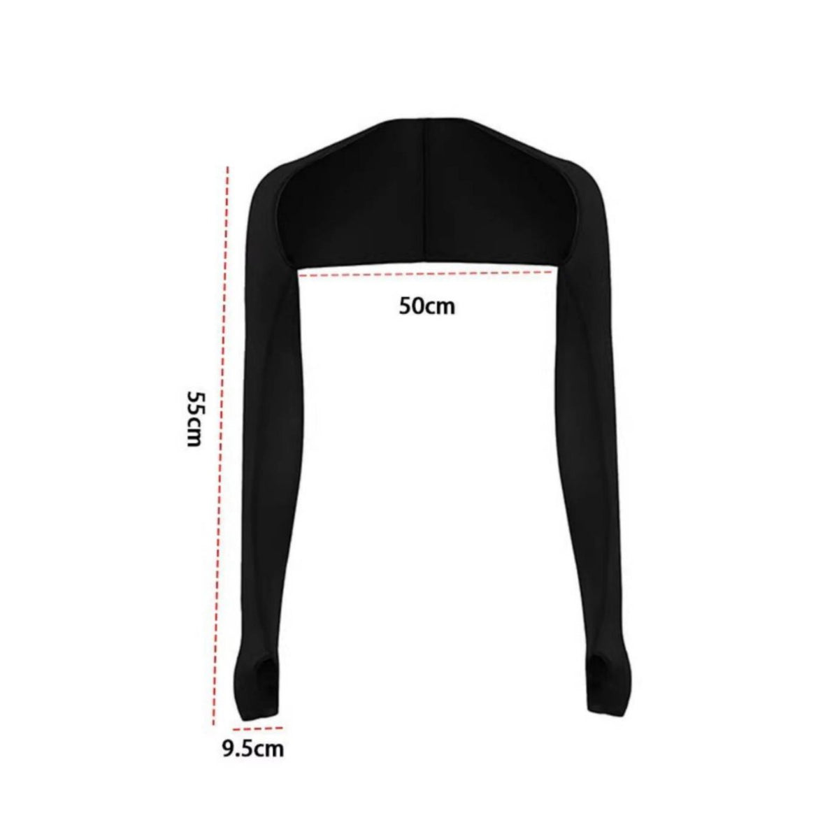 Ice Silk Sun Sleeves Breathable Stand Collar Arm Sleeves Lightweight for Cycling