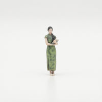 Qipao Figure Standing Model Traditional for Hobbyists