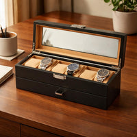 Double-Layer Watch Box Pull-out Drawer Watch Storage Box Rectangular