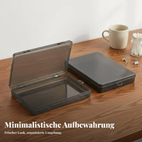 Small Clear Plastic Box Multipurpose Mini Storage Box Lightweight for Craft Room