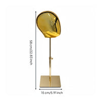 Professional Design Mannequin Head Display Sturdy and Long-Lasting Hairpiece Head Stand Easy to Assemble for Retail Shop