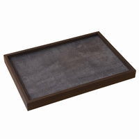 Jewelry Display Tray Rectangular Jewelry Tray Velvet-Lined