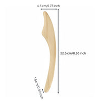 Japanese Design Massage Stick Natural Wood Acupressure Massage Wand Portable