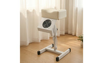 Upholstered Pedicure Stool with Dust Extractor Fan Comfortable Pedicure Stool with Vacuum Soft Nail Chair with Dust Collector Easy to Clean for Pedicurists, Beauty Parlors