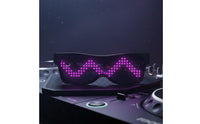 Bluetooth Glowing Glasses USB Rechargeable LED Glasses Multiple Display Modes
