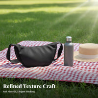 curved Hobo Bag Lightweight curved Hobo Handbag Adjustable Strap for vacation