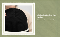 Double-Layered Winter Hat, Soft, Breathable