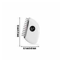 Electric Massage Comb Rechargeable Vibrating Scalp Comb Full Body Use for Office