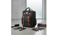 Hairdressing Bag Structured Makeup Tool Backpack Organizer for Hairdressers, Salon