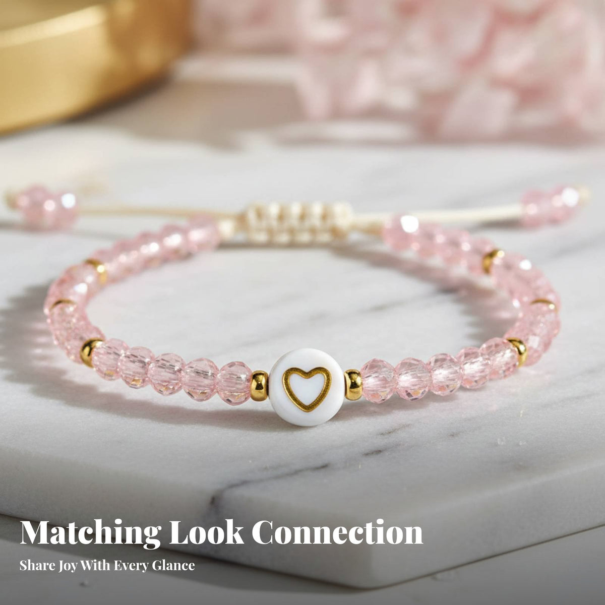 2 Pieces Mother Daughter Bracelets Woven Mother Daughter Bracelet Set for Women