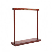 Wood Necklace Display Rack Rustic Style Desktop Necklace Holder for Bedroom
