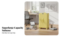 Hard Shell Suitcase Flexible Dividers Trolley Case Wet/Dry Separation