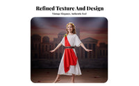 Ancient Roman Costume Historical Theme Roman Emperor Robe Traditional Al Deity Costume Family Matching Caesar Toga Away Fit