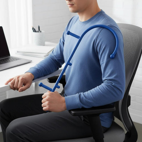 Back Waist Massage Stick Muscle Relief Shoulder Neck Massager Stick Lightweight
