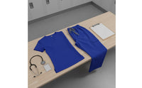 Quick-Dry V-Neck Scrub Top and Pants Thin Material Doctor Attire Set Stackable Layer Wear V Neck Scrub Top Plus Size for Nurses, Doctors, Hospital, Medical Facility