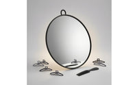 Round Makeup Mirror Large Room Decor Crystal Clear