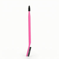 Angled Eyebrow Brush 2-in-1 Eyebrow Brush with Spoolie Easy to Clean for Travel