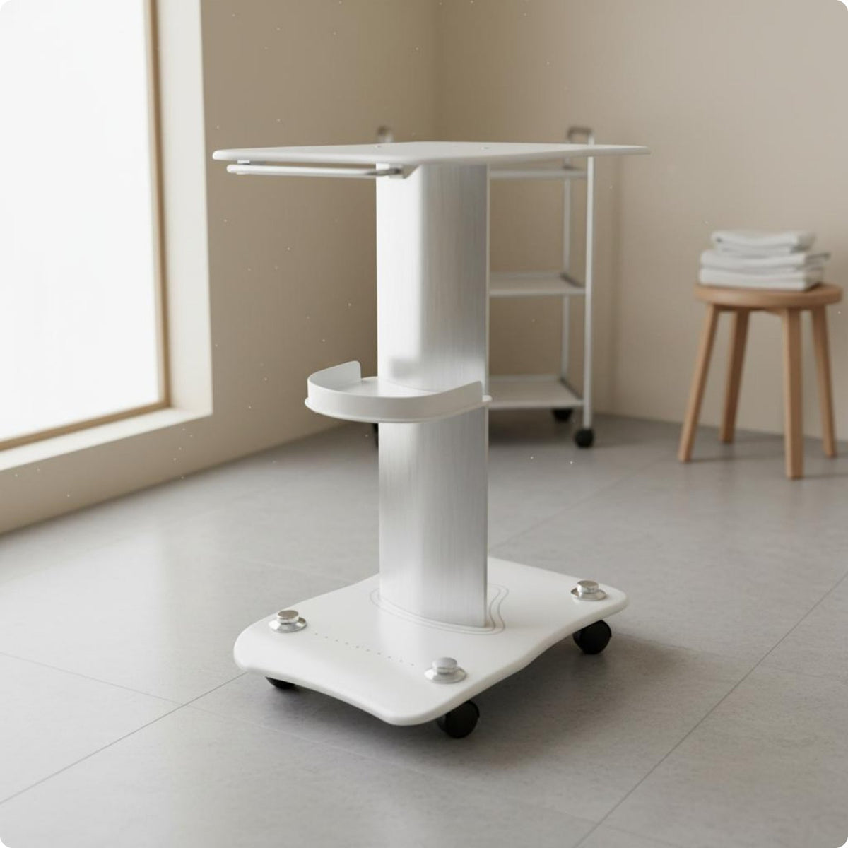 Aluminum Beauty Trolley Stable Base Beauty Trolley Multi-Functional