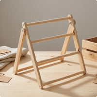 Wooden Storage Stand Simple Design Wooden Countertop Display Stand Space Saving