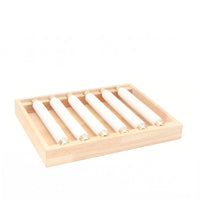 Jewelry Display Tray Cylindrical Wooden Jewelry Tray unobstructedFrame