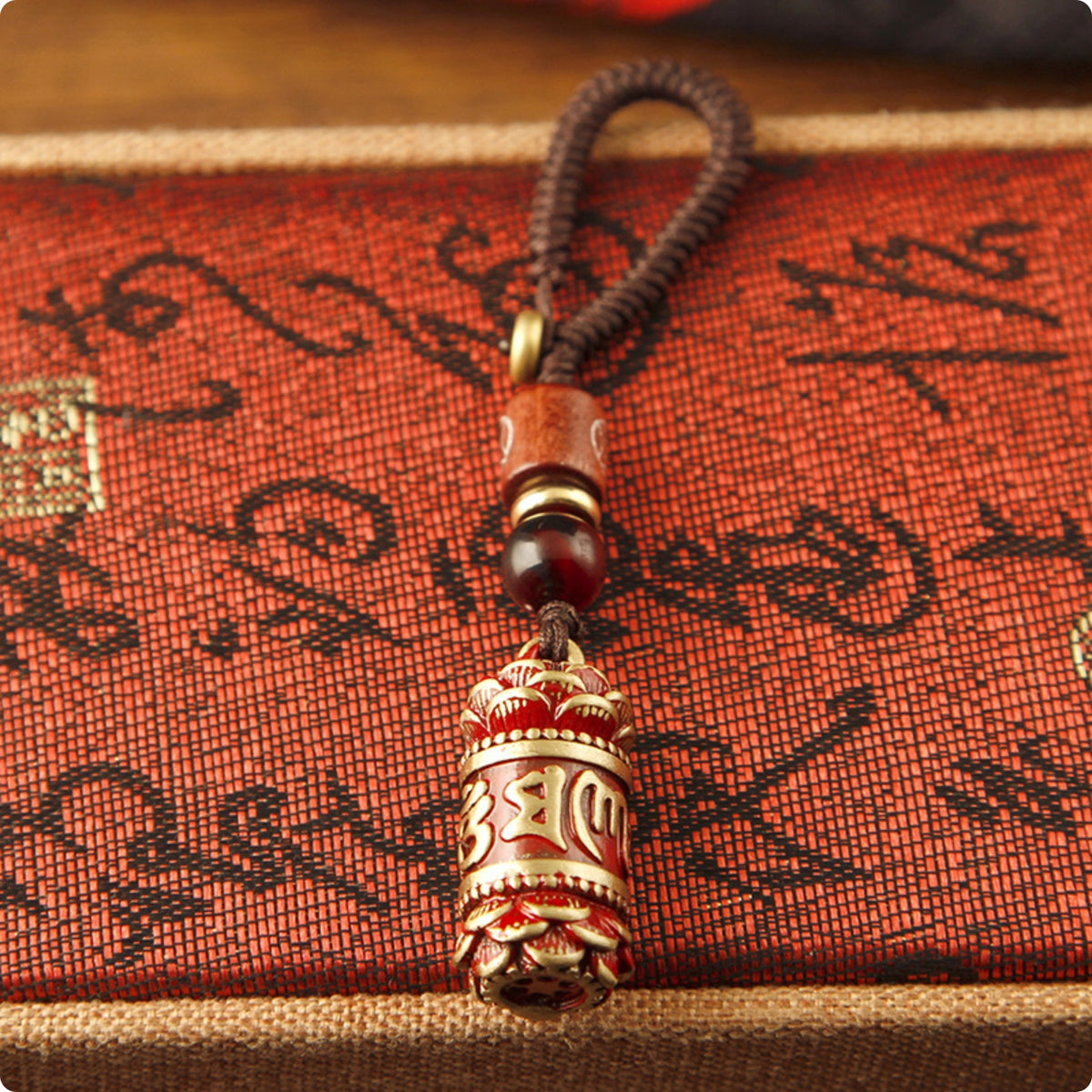 Engraved Charm Gold-Tone Fittings Brass Charm Decorative for Keyring