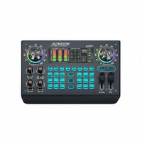 Live Sound Card Multi-Effect Control Live Stream Audio Mixer for Streamers