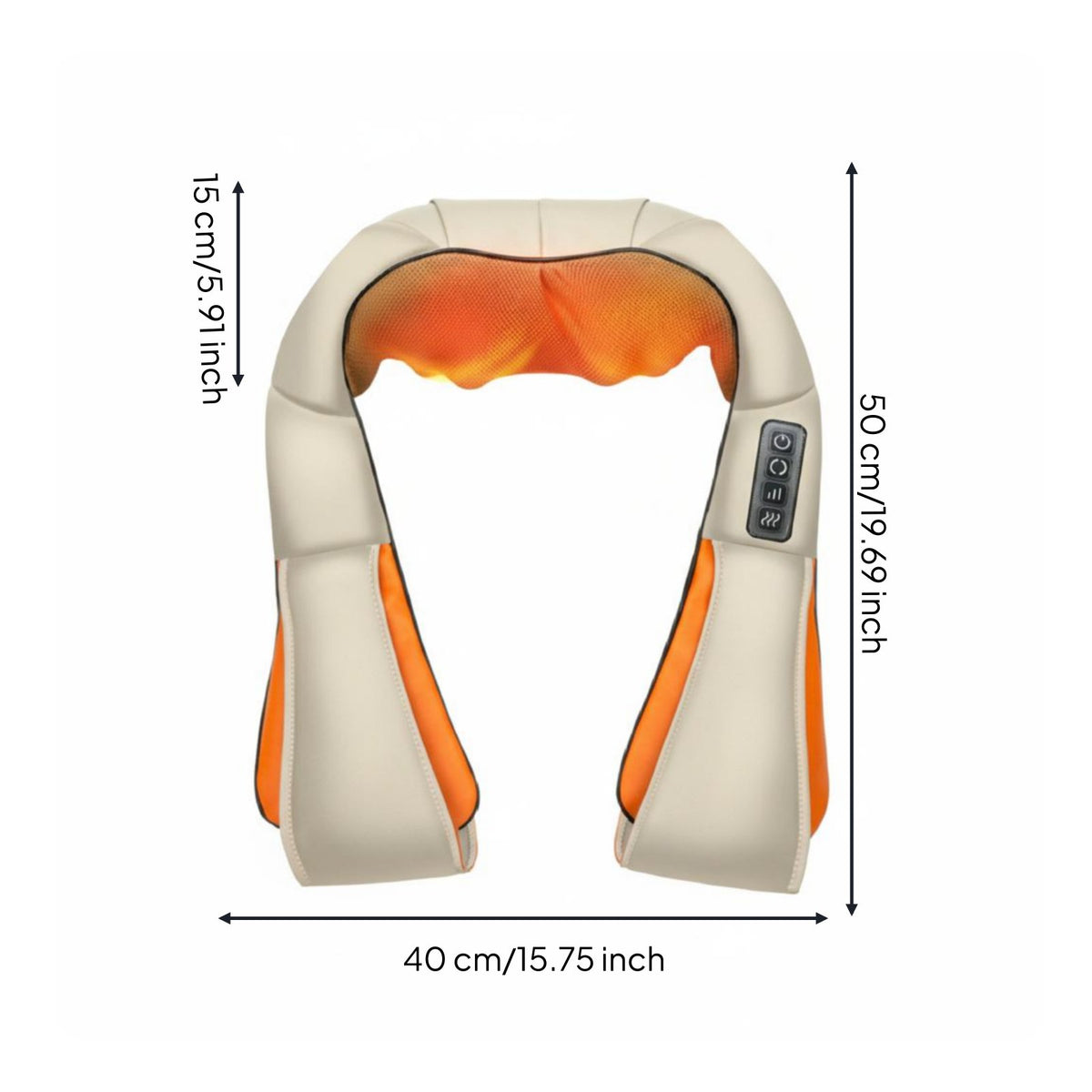 Shiatsu Neck and Shoulder Massager Hands-Complimentary Use Heated Back Massage