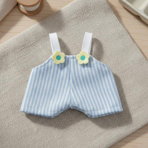 1/6 Scale Doll Suspender Shorts Striped Cute BJD Clothes for Hobbyists