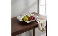 Irregular Fruit-Shaped Plate Light Elegant Design Wavy Stainless Steel Tray Polished Mirror Finish Stainless Steel Platter for Entryway